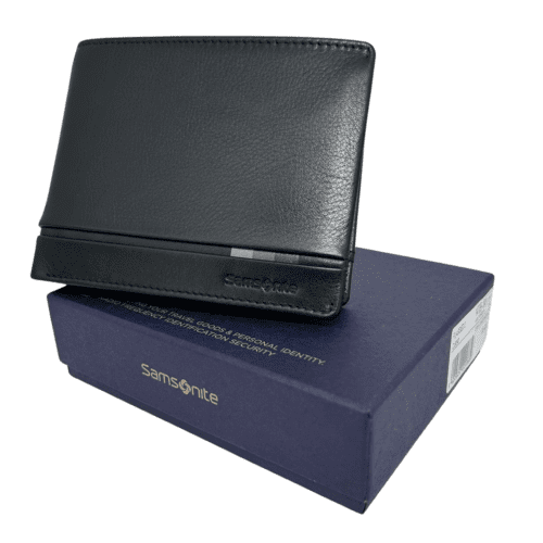 ⁦ארנק עם חריטה סמסונייט Samsonite FLAGGED 2 KM709015⁩ – תמונה ⁦4⁩