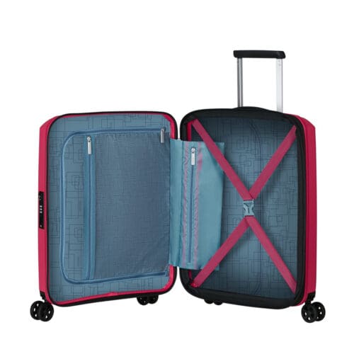 ⁦American Tourister Aerostep Pink - סדרת הטרולים החדשה המתרחבים MD890001⁩ – תמונה ⁦4⁩