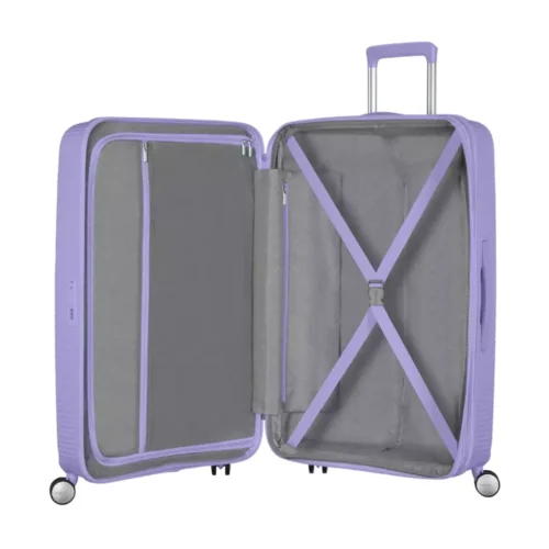 ⁦Suitcase 77 cm Soundbox Purple American Tourister 32G82003⁩ – תמונה ⁦8⁩