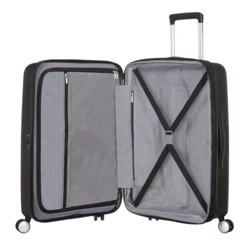 ⁦מזוודה 77 ס"מ American Tourister SOUNDBOX  32G09003 Soundbox Black⁩ – תמונה ⁦6⁩