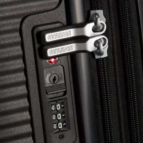⁦מזוודה 77 ס"מ American Tourister SOUNDBOX  32G09003 Soundbox Black⁩ – תמונה ⁦7⁩