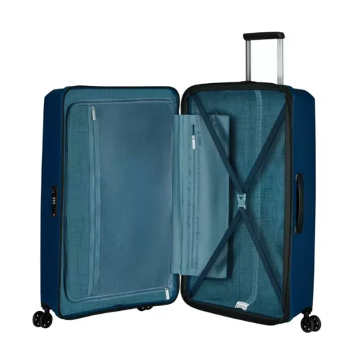 ⁦מזוודה גדולה 77 ס"מ Aerostep Blue American Tourister MD841003⁩ – תמונה ⁦5⁩