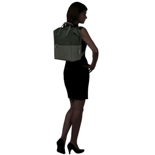 ⁦תיק גב Samsonite Notebook  אינץ' 14.1 אינץ'  Forest Green KP304003⁩ – תמונה ⁦2⁩