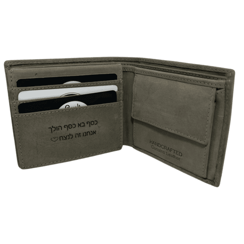 ⁦ארנק עם חריטה⁩ – תמונה ⁦5⁩