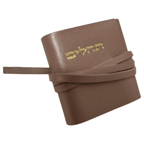 תהילים מעור עם הקדשה
