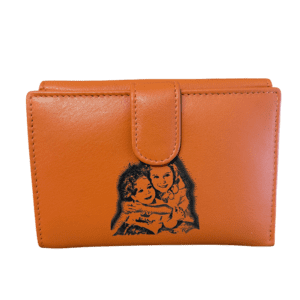 ארנק נשים בעבודת יד – קולקציית צבעים, הדמיה לארנק אדום