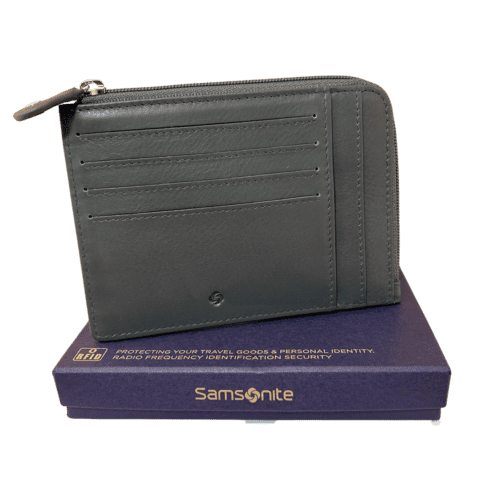 ⁦ארנק אפור דק סמסונייט Samsonite ATTACK 2  CT808702 144440⁩ – תמונה ⁦4⁩