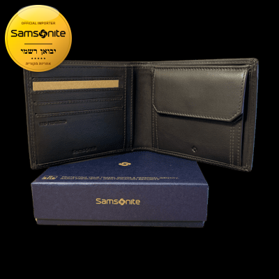 ארנק סמסונייט עם חריטה גדול