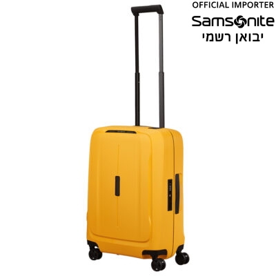 טרולי סמסונייט Essens 55cm בצבע חרדל - מזוודת עלייה למטוס קלה (KM036001)