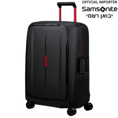 מזוודה בינונית סמסונייט Essens 69cm בצבע גרפיט - עשויה מחומרים ממוחזרים (KM018002)