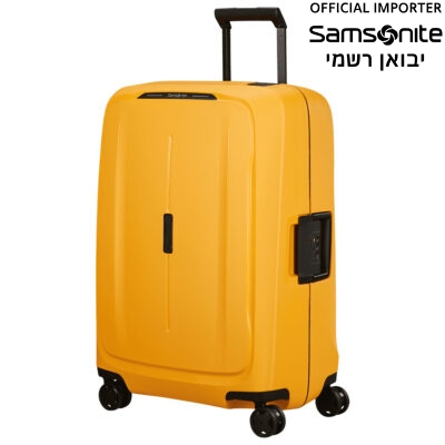 מזוודה בינונית סמסונייט Essens 69cm בצבע חרדל - עשויה חומרים ממוחזרים (KM036002)