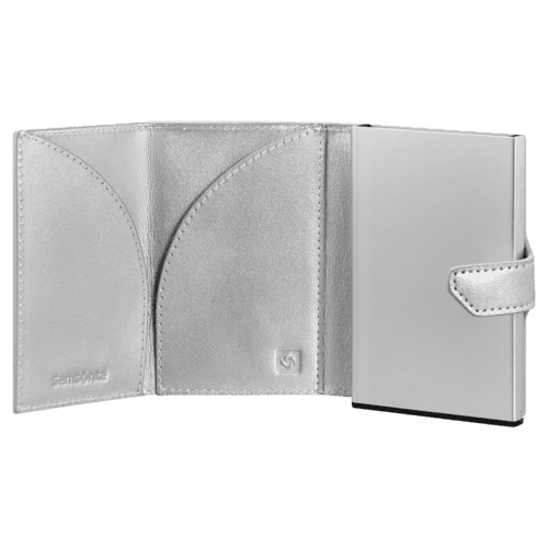 ⁦ארנק כרטיסים Samsonite KB928203 (100% עור אמיתי) Alu Fit Wallet⁩ – תמונה ⁦4⁩