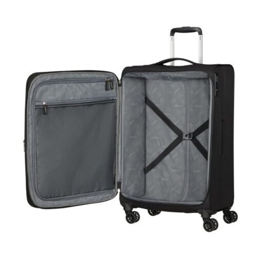 ⁦סט מזוודות אמריקן טוריסטר 3 יחידות American Tourister AeroSpin (20" 25" 30")⁩ – תמונה ⁦4⁩