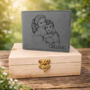 ארנקים לגבר עם חריטה אישית מעור איטלקי אמיתי