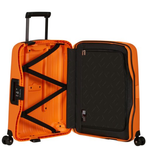 ⁦טרולי SAMSONITE S'CURE SPINNER 55cm/20 10UC5003⁩ – תמונה ⁦5⁩