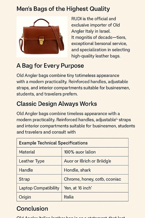 Leather Bag