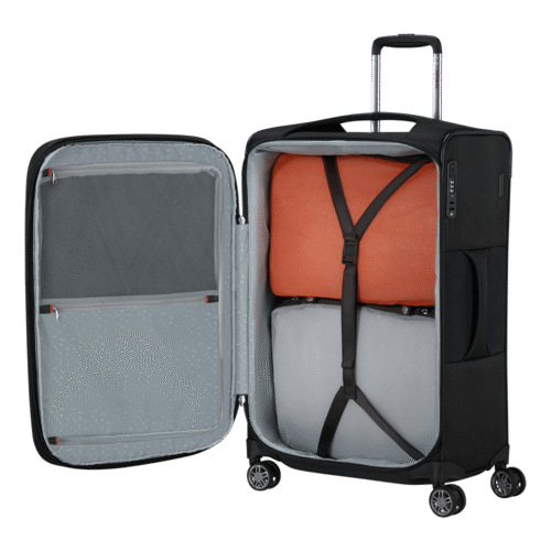 ⁦Samsonite ReLite – מזוודה חכמה, קלת משקל ועמידה במיוחד KQ809006 (24")⁩ – תמונה ⁦5⁩