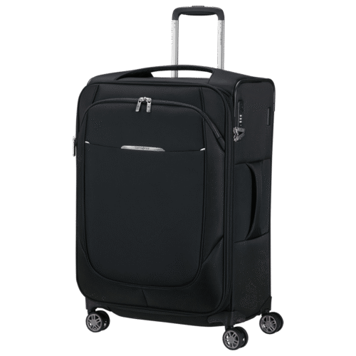 מזוודה Samsonite ReLite 67 ס״מ – דגם Spinner עם הרחבה וקוביות אריזה