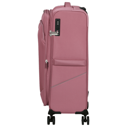 ⁦מזוודה בינונית ורודה American Tourister SummerRide 69 ס"מ – הבחירה האלגנטית לכל נסיעה ME781005⁩ – תמונה ⁦7⁩