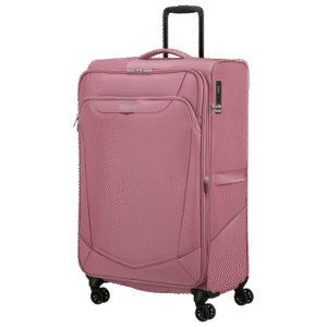 מזוודה גדולה ורודה American Tourister דגם SummerRide 80 ס”מ עם גלגלים כפולים