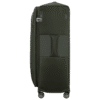 מזוודה ענקית Samsonite Re-Lite בצבע ירוק עם גלגלים שקטים וקוביות אריזה
