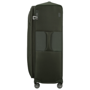 מזוודה ענקית Samsonite Re-Lite בצבע ירוק עם גלגלים שקטים וקוביות אריזה