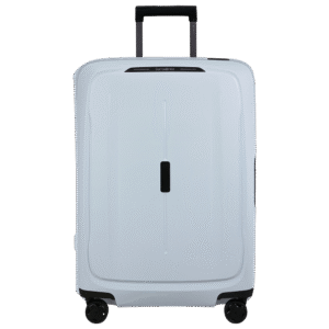 מזוודת Samsonite קשיחה עם נעילה תלת שלבית בצבע לבן