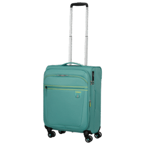 טרולי אמריקן טוריסטר קל משקל דגם Aerospin בצבע טורקיז