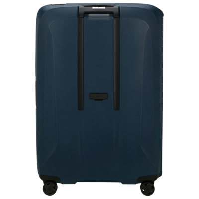 מזוודת Samsonite Essens Spinner 81cm בצבע כחול – מזוודה קשיחה עם ארבעה גלגלים ונעילת TSA