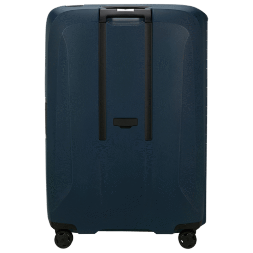 מזוודת Samsonite Essens Spinner 81cm בצבע כחול – מזוודה קשיחה עם ארבעה גלגלים ונעילת TSA