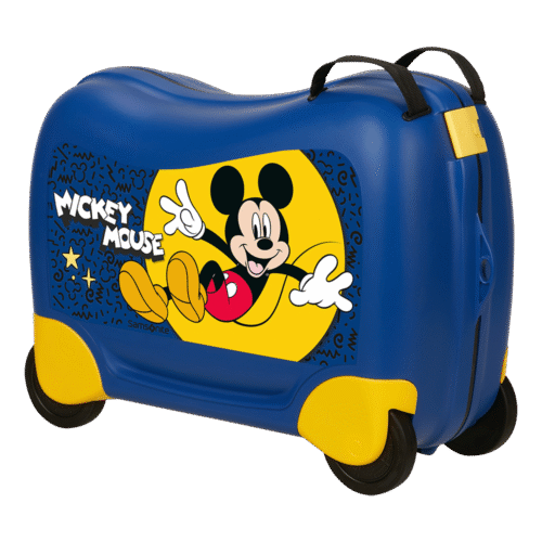 מזוודת ילדים Samsonite Dream2Go Disney Mickey Happy בצבע כחול עם מיקי מאוס