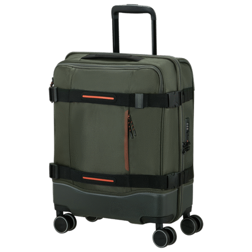 מזוודת קבינה American Tourister Urban Track 55cm בצבע ירוק כהה