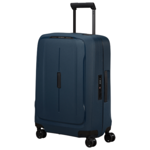 מזוודת Samsonite Essens Spinner 55cm כחולה – טרולי קבינה קל ואיכותי
