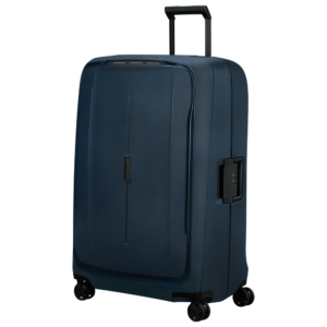 מזוודת Samsonite Essens Spinner 81cm כחול – חזית קשיחה עם ארבעה גלגלים