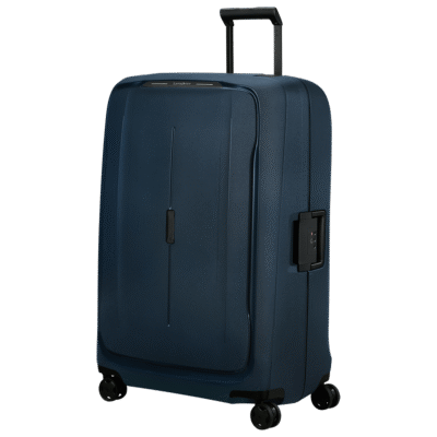 מזוודת Samsonite Essens Spinner 81cm כחול – חזית קשיחה עם ארבעה גלגלים
