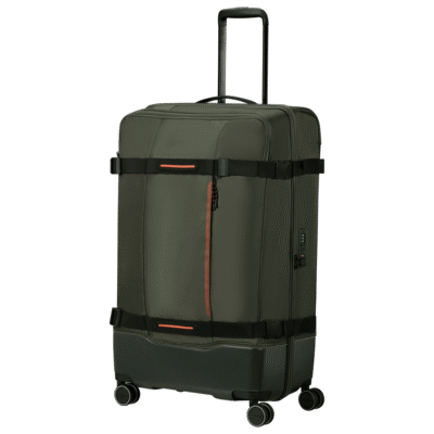 מזוודת American Tourister Urban Track 79cm בצבע ירוק כהה עם גלגלים ונפח 106 ליטר