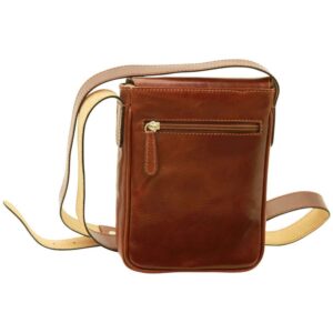 תיק צד קטן מעור בקר איטלקי דגם 728 מבית Old Angler Italy – יוקרתי ופרקטי