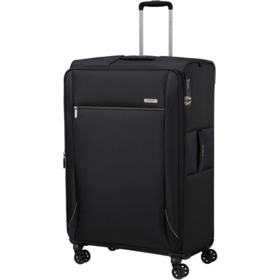 מזוודת Samsonite שחורה 81 ס"מ לנסיעות ארוכות – נוחות ועמידות עם משלוח חינם