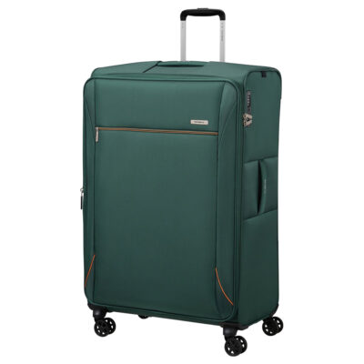 מזוודת 81 ס"מ לנסיעה ארוכה Samsonite Base-Breeze ירוקה עם גלגלים כפולים