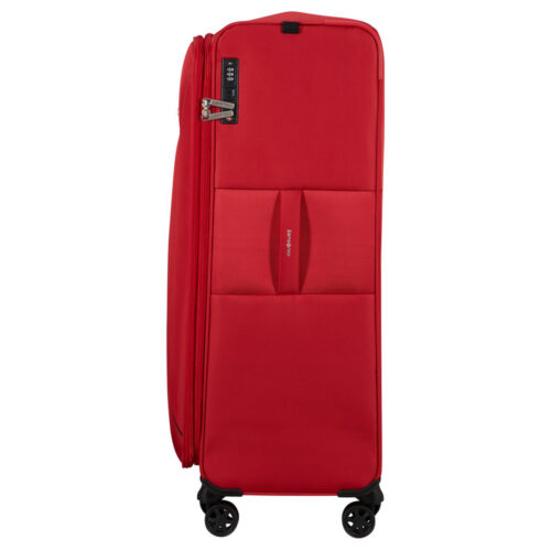 מזוודה ענקית Samsonite Base Breeze אדומה צד ימין 81 ס"מ