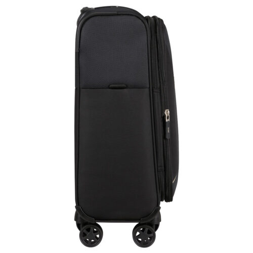 ⁦טרולי Samsonite שחור 20 אינץ' רך לעלייה למטוס KQ709003⁩ – תמונה ⁦4⁩