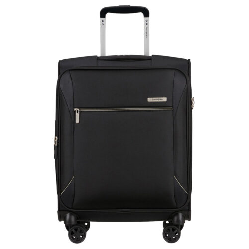 ⁦טרולי Samsonite שחור 20 אינץ' רך לעלייה למטוס KQ709003⁩ – תמונה ⁦6⁩