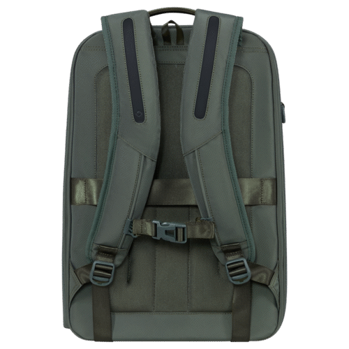תיק גב סמסונייט למחשב נייד ירוק זית – Samsonite Paralux עם תא מחשב 15.6 אינץ׳