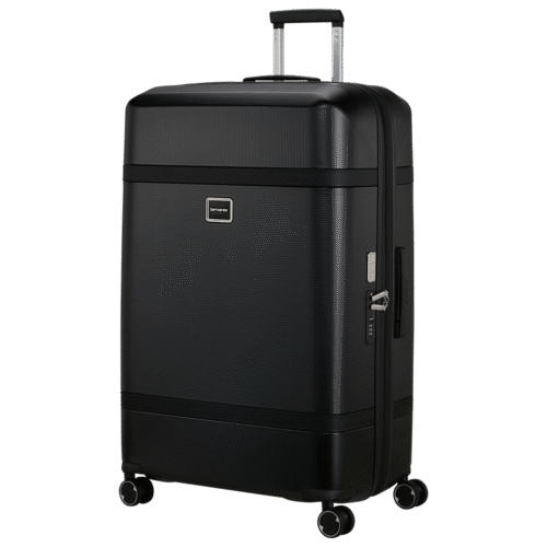 מזוודה קשיחה Samsonite Image XL במבט חזיתי עם ידית נשיאה מורמת