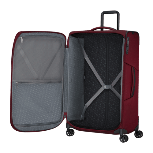 ⁦KJ320007 מזוודת Samsonite Respark גדולה בצבע בורדו – עמידה, אלגנטית ומתאימה לכל נסיעה 29" (79)⁩ – תמונה ⁦5⁩