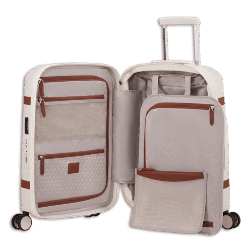 ⁦Samsonite Image Spinner 55cm Ivory KQ505001 – קבינה קלה, אלגנטית ומתרחבת⁩ – תמונה ⁦7⁩