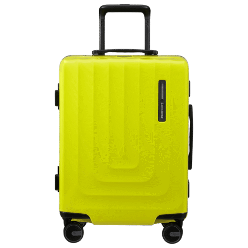מזוודת סמסונייט Focus Spinner 55cm קבינה צבע ליים מטאלי