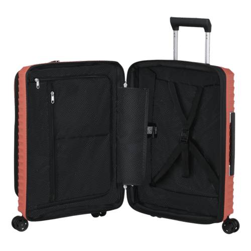 ⁦Samsonite Upscape Spinner 55cm Clay – טרולי יוקרתי לנשות עסקים KJ117007⁩ – תמונה ⁦3⁩