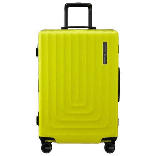 Samsonite Focus Spinner 69cm Metallic Lime – מזוודת פוליקרבונט בינונית