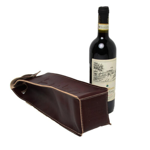 ⁦נרתיק יין מעור איטלקי יוקרתי Old Angler VINO 556993MA⁩ – תמונה ⁦3⁩